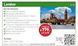 GLOBUS Erfurt - London Angebot im Prospekt London bei GLOBUS im Erfurt Prospekt für 779,00 €