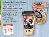 High Protein Mousse Angebote von Dr. Oetker bei GLOBUS Salzgitter für 1,49 €