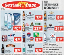 Getränke Oase Prospekt für Beckum mit 1 Seite Getränke Oase Prospekt für Beckum: "Aktuelle Angebote", 1 Seite, 05.10.2026 - 10.10.2026