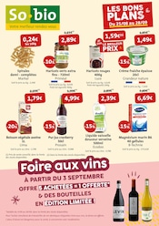 Catalogue Magasins Bio So.bio en cours à Heillecourt et alentours, "LES BONS PLANS", 1 page, 25/08/2025 - 28/09/2025