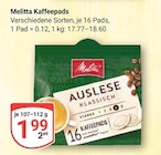 Kaffeepads Angebote von Melitta bei GLOBUS Salzgitter für 1,99 €