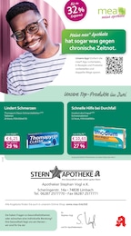 mea - meine apotheke Prospekt für Schefflenz mit 4 Seiten mea - meine apotheke Prospekt für Schefflenz: "Unsere Juni-Angebote", 4 Seiten, 01.06.2025 - 30.06.2025