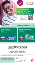 Aktueller mea - meine apotheke Apotheke Prospekt in Fahrenbach und Umgebung, "Unsere Juni-Angebote" mit 4 Seiten, 01.06.2025 - 30.06.2025