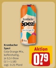 Aktuelle Krombacher Angebote bei REWE in Norderstedt Aktuelles Spezi Angebot bei REWE in Norderstedt ab 0,79 €