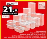 Vorratsdosenset im Segmüller Prospekt Vorratsdosenset von Prima Cucina im aktuellen Segmüller Prospekt für 21,00 €