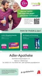 Aktueller mea - meine apotheke Apotheken Prospekt für Gingst: Unsere April-Angebote mit 4} Seiten, 01.04.2026 - 30.04.2026