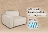 Trends Haan - 1-Sitzer mit Armlehne links Angebot im Prospekt 1-Sitzer mit Armlehne links bei Trends im Haan Prospekt für 469,00 €