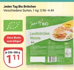 Bio Brötchen Landbrötchen Weizen Angebote von Jeden Tag bei GLOBUS Homburg für 1,11 €