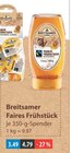 Faires Frühstück im V-Markt Prospekt Faires Frühstück von Breitsamer im aktuellen V-Markt Prospekt für 3,49 €