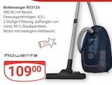 Bodensauger RO3126 Angebote von Rowenta bei GLOBUS Bruchsal für 109,00 €