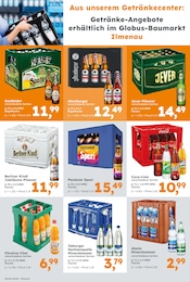 Bier im Globus-Baumarkt Prospekt in Ilmenau Aktueller Globus-Baumarkt Prospekt mit Bier, "Immer eine Idee besser", Seite 8