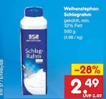 Schlagrahm von Weihenstephan im aktuellen Netto Marken-Discount Prospekt für 2,49 €