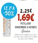 Pétillant Gingembre & Herbes - GIMBER dans le catalogue Naturalia