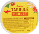 TABOULÉ AU POULET AUCHAN - AUCHAN - Auchan Hypermarché TABOULÉ AU POULET AUCHAN - AUCHAN à 3,98 € dans le catalogue Auchan Hypermarché