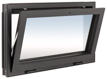 Brico Dépôt Morschwiller-le-Bas - Châssis abattant en aluminium gris anthracite 45x100 cm Promo Châssis abattant en aluminium gris anthracite 45x100 cm dans le catalogue Brico Dépôt "Brico Depot" à Morschwiller-le-Bas