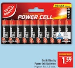 Power-Cell-Batterien Angebote von Gut & Günstig bei Marktkauf Leipzig für 1,59 €