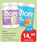 Protein Pulver von More im aktuellen budni Prospekt