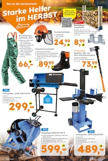 Kaminholz Angebot im Globus-Baumarkt Prospekt, gültig von 14.09.2025 bis 20.09.2025 Kaminholz Angebot im aktuellen Globus-Baumarkt Prospekt auf Seite 4