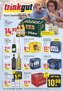 Trinkgut Prospekt der Woche "Aktuelle Angebote" Seite 1, 20.07.2026 bis 25.07.2026 für Beckum Aktueller Trinkgut Prospekt "Aktuelle Angebote" Seite 1 von 10 Seiten für Beckum