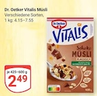 Vitalis Müsli bei GLOBUS im Prospekt "" für 2,49 €