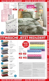 Bettwäsche im Galeria Prospekt "Aktuelle Angebote" mit 8 Seiten (Erlangen)