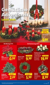 Adventskranz im Lidl Prospekt "LIDL LOHNT SICH" mit 67 Seiten (Offenbach (Main))