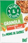 Granola amandes et miel Bio - Aline & Olivier à 5,31 € dans le catalogue Monoprix
