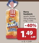 Sammy's Super Sandwich im Angebot bei combi in Garbsen Sammy's Super Sandwich Angebote von Harry bei combi Garbsen für 1,49 €