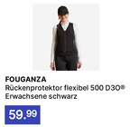 Rückenprotektor flexibel 500 D30 von Fouganza im aktuellen Decathlon Prospekt für 59,99 €