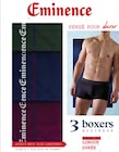 Boxers homme - Eminence en promo chez Carrefour Caen à 23,99 €