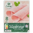 Jambon Le Supérieur - CARREFOUR EXTRA - Carrefour Jambon Le Supérieur - CARREFOUR EXTRA à 3,95 € dans le catalogue Carrefour