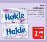 Toilettenpapier Angebote von Hakle bei Marktkauf Erlangen für 2,99 €