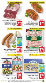 Wurst im EDEKA Prospekt "Aktuelle Angebote" mit 45 Seiten (Karlsruhe)