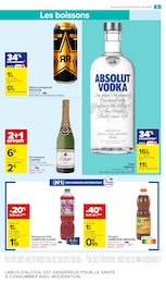 Offre Absolut Vodka dans le catalogue Carrefour Market du moment à la page 9