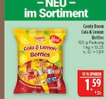 Cola & Lemon Bottles im Angebot bei Marktkauf in Schkeuditz Cola & Lemon Bottles Angebote von Candy Boom bei Marktkauf Schkeuditz für 1,59 €