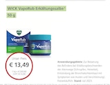 VapoRub Erkältungssalbe bei LINDA Premiumapotheke im Hennigsdorf Prospekt für 13,49 €