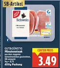 Minutensteak von Gut&Günstig für 3,49 € bei E center im Angebot Minutensteak von Gut&Günstig im aktuellen E center Prospekt