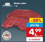 Aktuelles Rinder-Leber Angebot bei Netto Marken-Discount in Mainz ab 4,99 €