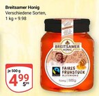 Honig im Angebot bei GLOBUS in Ludwigshafen Honig Angebote von Breitsamer bei GLOBUS Ludwigshafen für 4,99 €
