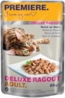 Nassnahrung für Katzen von PREMIERE für 0,45 € bei Fressnapf im Angebot Nassnahrung für Katzen von PREMIERE im aktuellen Fressnapf Prospekt