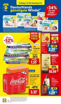 Coca Cola im Lidl Prospekt "LIDL LOHNT SICH" mit 62 Seiten (Menden (Sauerland))