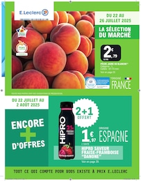 Catalogue Supermarchés E.Leclerc en cours à Lizy-sur-Ourcq et alentours, TOUT CE QUI COMPTE POUR VOUS EXISTE À PRIX E.LECLERC, 40 pages, 22/07/2025 - 02/08/2025