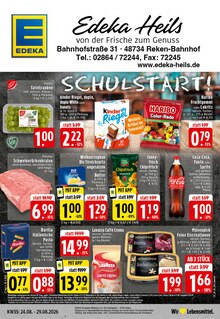 EDEKA Prospekt der Woche "Aktuelle Angebote" Seite 1, 24.08.2026 bis 29.08.2026 für Reken Aktueller EDEKA Prospekt "Aktuelle Angebote" Seite 1 von 24 Seiten für Reken