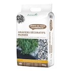 BOTANIC®-Graviers décoratifs de marbre gris glacier 7 à 15 mm en sac de 10 kg - BOTANIC® en promo chez Botanic Nancy à 10,99 €