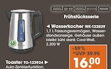 Aktuelle Toaster Angebote bei V-Markt in Augsburg Aktuelles Wasserkocher WK-122829 Angebot bei V-Markt in Augsburg ab 16,00 €