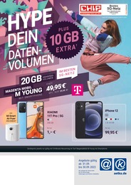 aetka Prospekt für München mit 4 Seiten aetka Prospekt für München: "Hype dein Datenvolumen!", 4 Seiten, 06.09.2022 - 31.12.2022