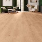 Sol stratifié Randolph GoodHome, effet chêne blond, L.129,2 cm x l.19,3 cm x ép.8 mm - GoodHome dans le catalogue Castorama