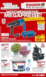 toom Baumarkt Prospekt für Finnentrop mit 12 Seiten toom Baumarkt Prospekt für Finnentrop: "WOCHENWEISE MEGAPREISE!", 12 Seiten, 31.07.2021 - 06.08.2021