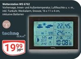 GLOBUS Wittlich - Wetterstation WS 6762 Angebot im Prospekt Wetterstation WS 6762 bei GLOBUS im Wittlich Prospekt für 19,99 €
