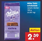 Tafelschokolade Angebote von Milka bei Netto Marken-Discount Bonn für 2,39 €